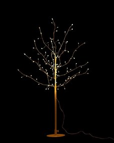 Dekorácia biely svietiaci stromček Tree Bare Led M - Ø 80*100 cm