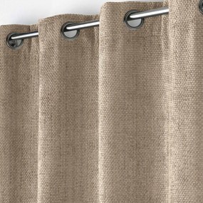 Svetlohnedý záves zo ženilky 140x260 cm Leo – douceur d'intérieur
