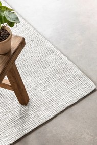 Hanse Home, Kusový koberec Jaipur 106325 White, 120x170, biela, chodba / predsieň