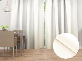 Biante Dekoračný záves TF-037 Smotanový bez vzoru - š. 300 cm 300x250 cm
