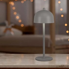 LED stmievateľná dobíjacia stolná lampa LED/1W/5V 3000-6000K 1800 mAh sivá