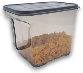 Orion Dóza na potraviny s vekom a uchom MATRIX, 2,8 l, sivá