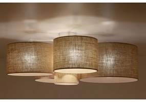 Duolla - Stropné svietidlo ROLLER PENTO 5xE27/60W/230V béžová