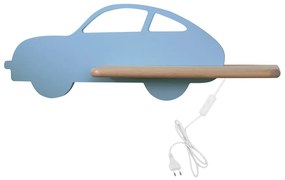 Candellux CAR Nástenné svietidlo 5W LED 4000K WL IQ KIDS WITH CABLE, SWITCH AND PLUG BLUE 21-85085