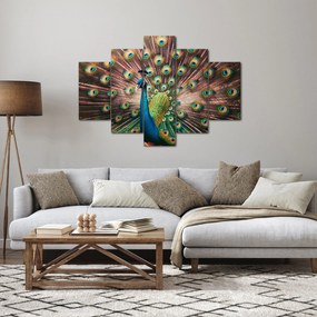 Obraz - Páv (150x105 cm)