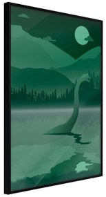 Artgeist Plagát - Loch Ness [Poster] Veľkosť: 20x30, Verzia: Čierny rám