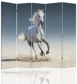 Gario Paraván Kôň beží po piesku Rozmery: 180 x 170 cm, Prevedenie: Klasický paraván
