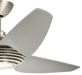 Kichler KLF-VOYA-60-BS -LED Stmievateľný stropný ventilátor VOYA LED/14W/230V+DO