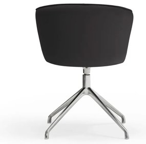 Čierne čalúnené jedálenské kreslá v súprave 2 ks Add – Teulat