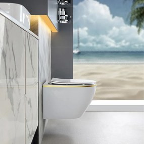 BPS-koupelny Podomietkový modul Geberit DuoFix s WC misou MIZU-WH-GL-TR-03 + ovládacie tlačidlo Delta 20 biela