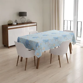 Sablio Obrus Bubny a Slony - 90x90 cm