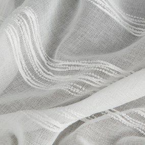ZÁCLONA NA KRÚŽKOCH DOLY 140X250 CM BIELA