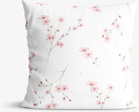 Goldea bavlnená obliečka na vankúš - kvitnúce sakury 30 x 50 cm