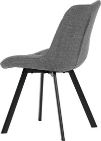 Jedálenská stolička sivá HC-465 GREY2