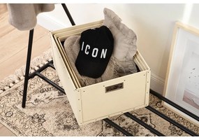 Béžové kartónové úložné boxy v súprave 3 ks Ture – Bigso Box of Sweden