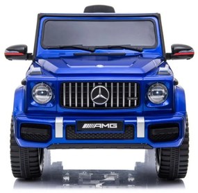 RAMIZ Elektrické autíčko Mercedes Benz G 63 AMG - lakované - modré - 2x35W - 12V/7Ah - 2023