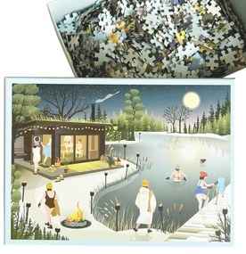 ViSSEVASSE Puzzle Sauna by Lake 1000 dielikov