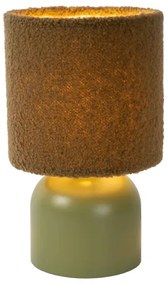 Lucide 10516/01/33 - Stolná lampa WOOLLY 1xE14/40W/230V zelená