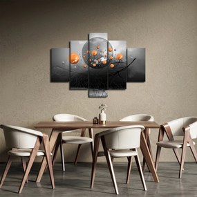 Obraz oranžových gulí (150x105 cm)