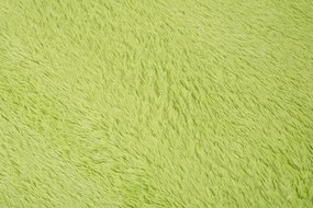 Plyšový koberec TOP - ZELENÝ