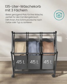 Kôš na bielizeň 135L RLS102G01