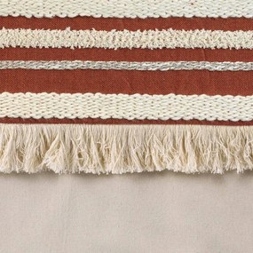 Bavlnený záves v tehlovej farbe/v prírodnej farbe 140x240 cm Atlas – douceur d'intérieur