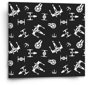 Sablio Obraz Star Wars Vesmírne lode Pattern - 50x50 cm