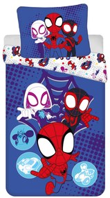 Carbotex Bavlněné obliečky 140x200 + 70x90 cm - Spidey