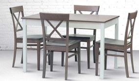 Stima Stôl TWIN Odtieň: Dub Sonoma / bílá podnož, Rozmer: 140 x 80 cm