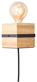Brilliant - Nástenné svietidlo BENNY 1xE27/40W/230V bambus 99705/76