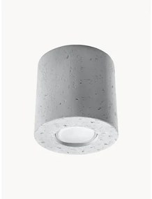 Ručne vyrobená stropná bodová lampa z betónu Roda