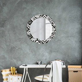 Okrúhle ozdobné zrkadlo Kolibrík fi 60 cm