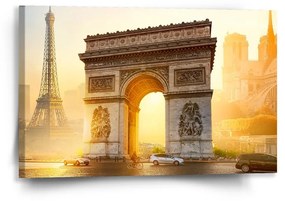 Sablio Obraz Paríž Víťazný oblúk - 60x40 cm