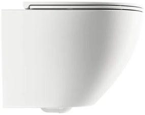 OMNIRES OTTAWAMWBM - Závesné WC s SoftClose sedátkom OTTAWA keramika/matná biela