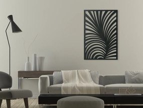 drevko Moderný obraz List Rozmer obrazu: 44,5 x 29,5 cm, Farba dekorácie: Čierna