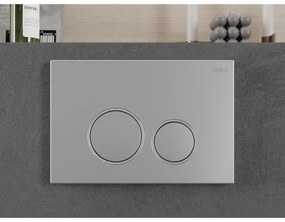 Mexen Fenix Air 05, pneumatické dvojité tlačidlo na splachovanie, chróm matný, 6A0502