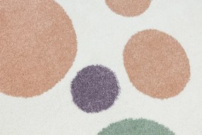 Detský koberec LIMA M042A krémový / ružový