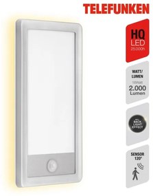 Telefunken 313904TF-LED Vonkajšie nástenné svietidlo so senzorom LED/16W/230V IP44