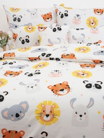 Bavlnené obliečky Renforcé – Zvieratká v Zoo
