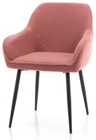 PROXIMA.store - Luxusné jedálenské kreslo NORA FARBA: sivá, FARBA NÔH - MATERIÁL: čierna (kov)