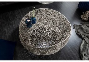 Konferenčný stôl 40286 80x80cm Aluminium Silver - PRODUKT JE SKLADOM U NÁS - 1Ks  - Komfort-nábytok