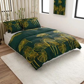 Obliečky mikroplyš VENECIA zelené Rozmer obliečok: 70 x 90 cm | 140 x 200 cm