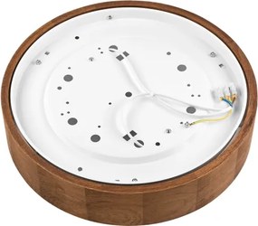 Brilagi - LED RGBW stmievateľné stropné svietidlo CARVALHO 2xE27/15W/230V Wi-Fi dub pr. 37,5