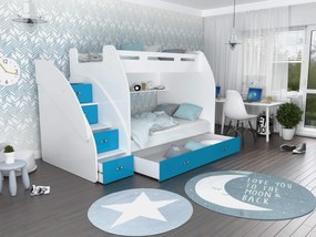 GL Multifunkčná poschodová posteľ Max 3 Farba: Sivá