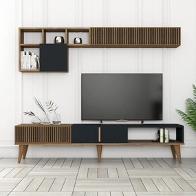 TV skrinka Milan TV - Walnut, Anthracite