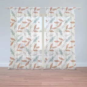 Sablio Záclony Lesná mozaika: 2ks 150x250cm