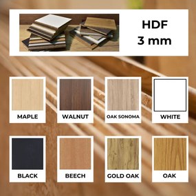 Drevená dekorácia na stenu mandala dva dilena | SENTOP HDF0514-C