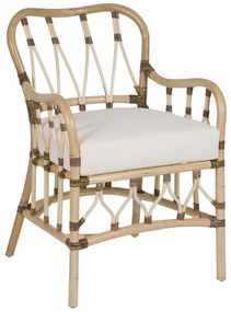 Kreslo s výpletom v prírodnej farbe – Ixia