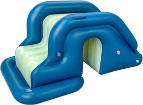 KIK Nafukovací detský záhradný bazén so šmýkačkou a strechou 240 x 160 cm