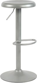 Barová stolička Williston - strieborná